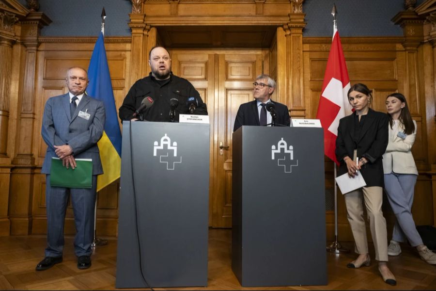 Am Mittwoch statte der ukrainische Parlamentspräsident Ruslan Stefantschuk dem Bundeshaus einem Besuch ab – dementsprechend hoch waren die Sicherheitsvorkehrungen.