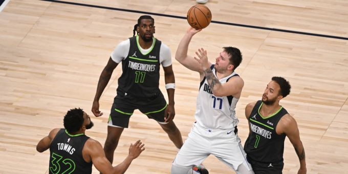 Luka Doncic ist der überragende Spieler bei den Mavericks in der NBA. NBA