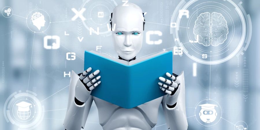 Roboter Buch virtuelle Elemente lesen