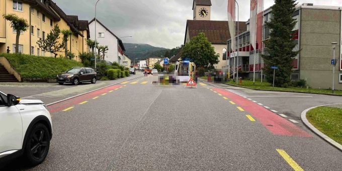 Trimbach SO - Fussgängerin von Roller erfasst und erheblich verletzt