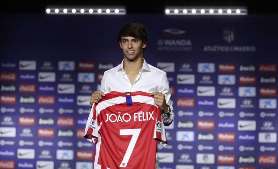 Für João Félix zahlte Atlético Madrid 2019 rund 127 Millionen Euro an Benfica Lissabon.