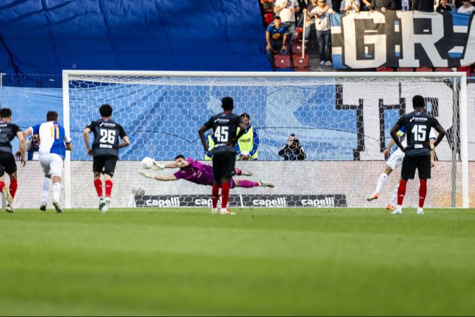 Gegen Winterthur verschiesst Giotto Morandi für GC einen Penalty. GC