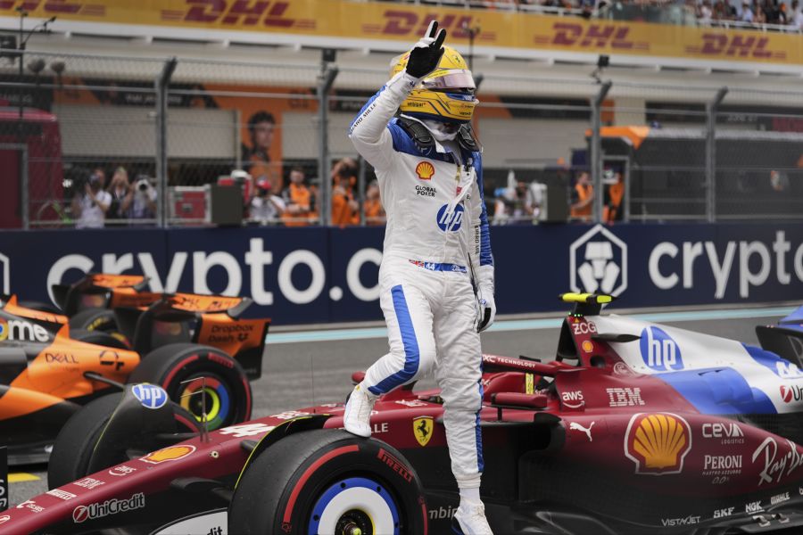 Lewis Hamilton Ferrari Miami
