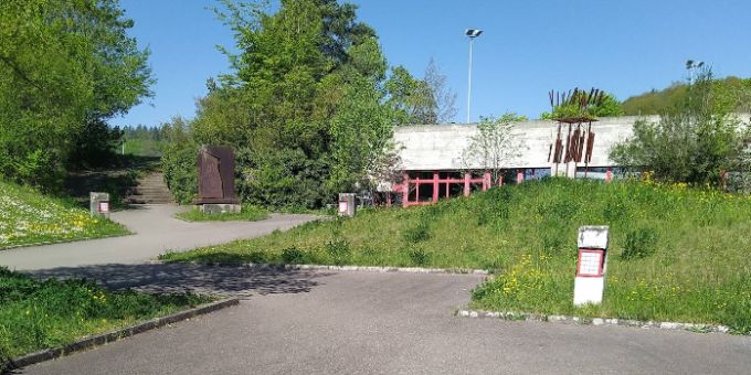 Das Schulhaus Gräfler in Schaffhausen. Schulhaus