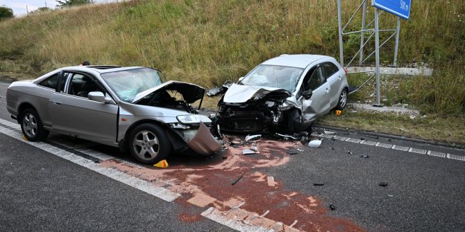 Kollision auf A18