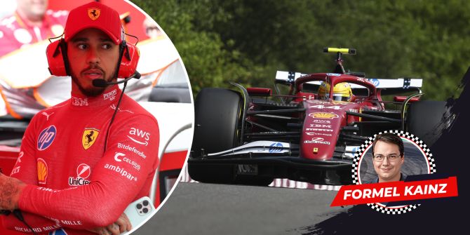 Lewis Hamilton Ferrari Belgien