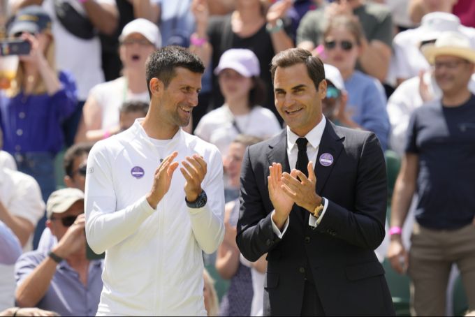 Novak Djokovic und Roger Federer pflegen heute eine Freundschaft. Novak Djokovic