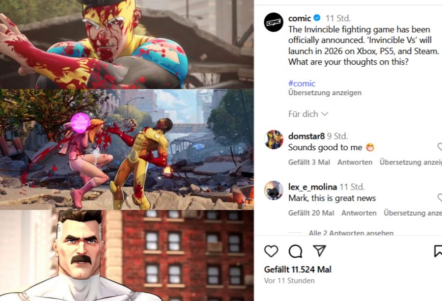 invincible vs