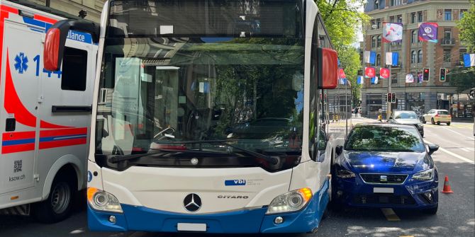 Kollision in Luzern