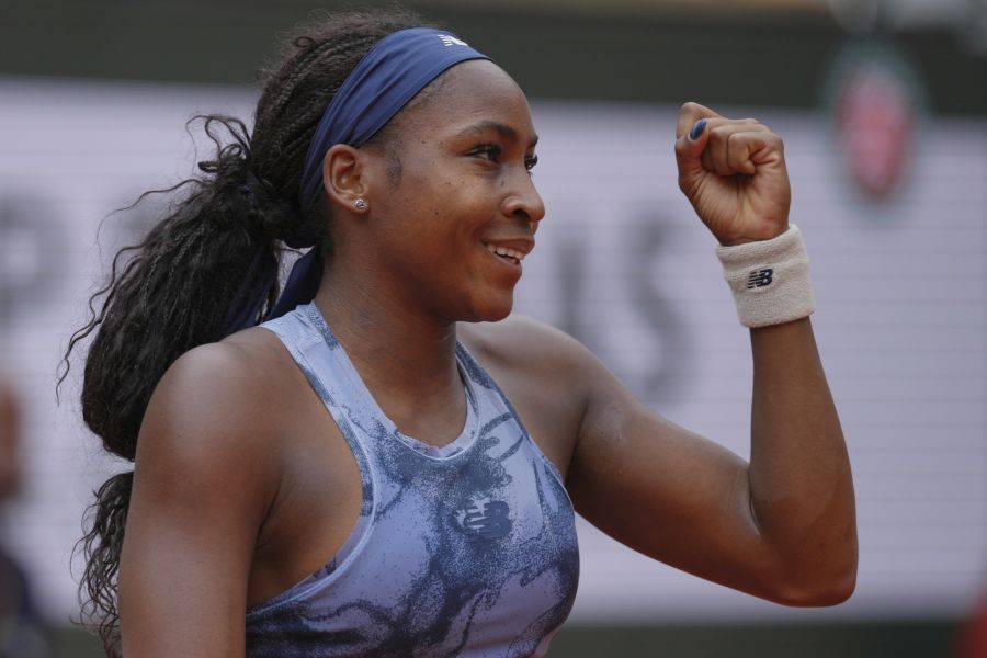 Gauff nimmt ihren Fauxpas mit Humor: «Meine Tasche ist mit Getränken und anderen Dingen gefüllt. Ich hatte das Gefühl, dass ich genug Gewicht habe.»