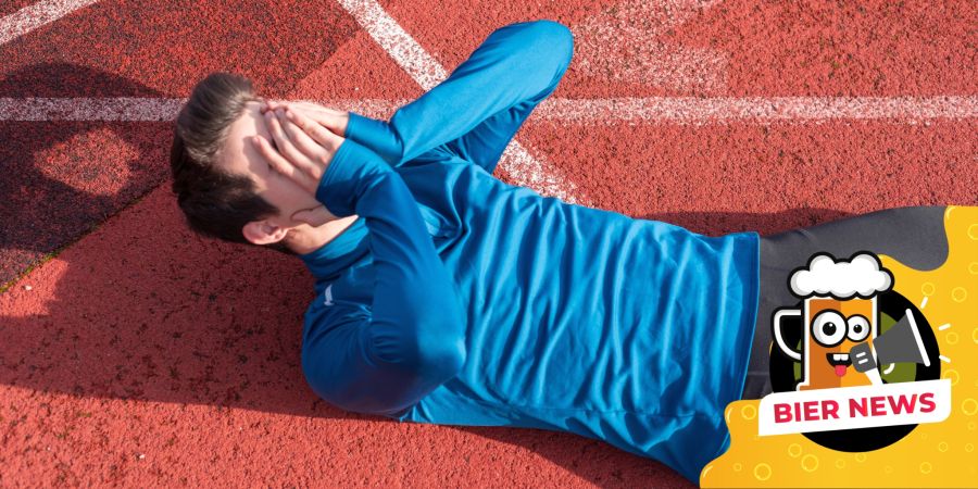 Mann Marathon Frau angemeldet