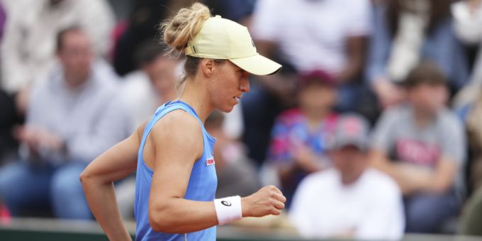 Viktorija Golubic zieht in Ilkley in den Halbfinal ein. (Archivbild) Viktorija Golubic