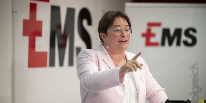 SVP-Nationalrätin Magdalena Martullo-Blocher gewährt auch ihren Gspänli keinen Rabatt auf Künzli-Schuhe. Magdalena Martullo-Blocher