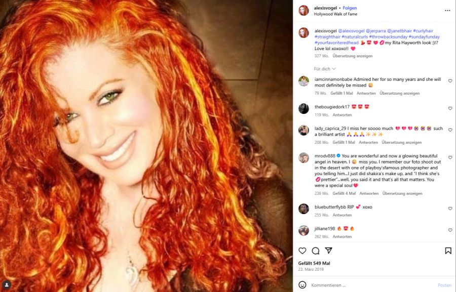 Alexis Vogel war die langjährige Visagistin und Freundin von Pamela Anderson.