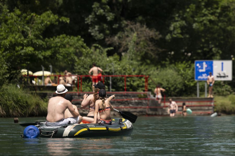 Ende Juni wurde die Schweiz von einer Hitzewelle getroffen.