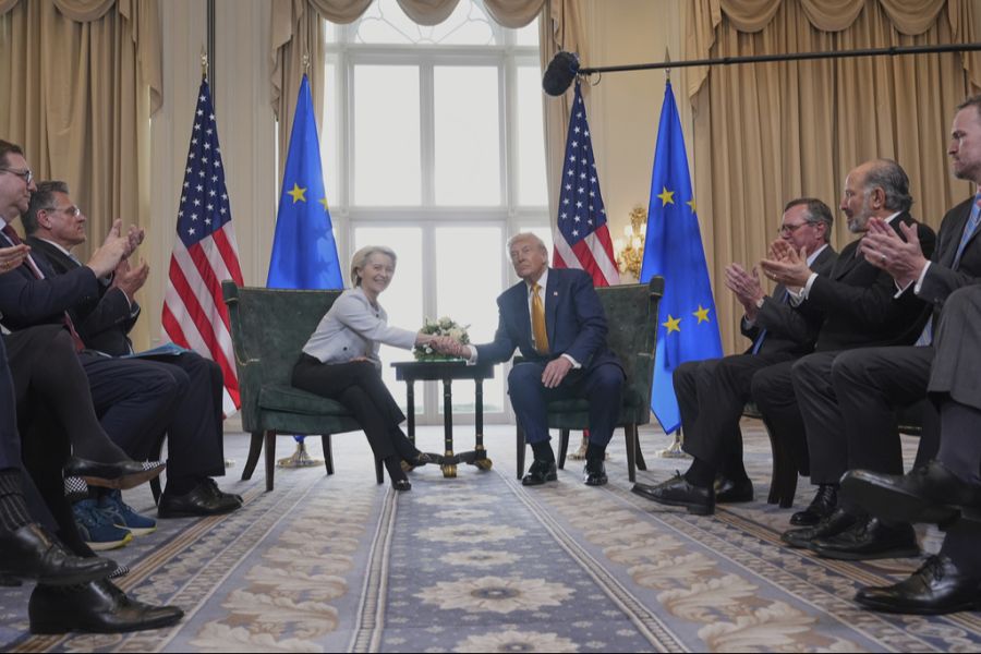 von der leyen trump