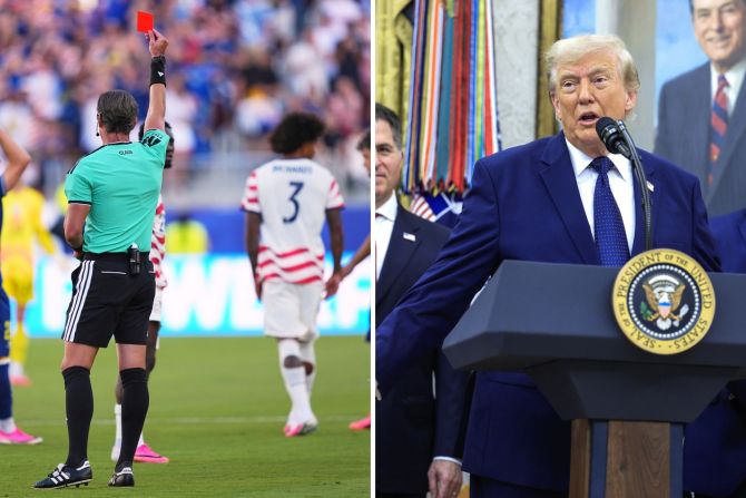 Donald Trump Rote Karte