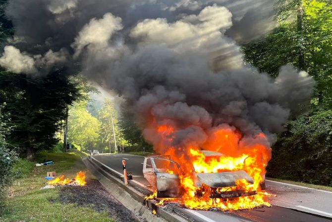 Autobrand Maienfeld