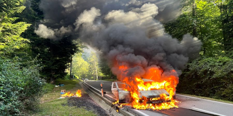 Autobrand Maienfeld