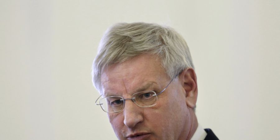 Sieht die Schweizer Neutralität kritisch: Schwedens Ex-Premier Carl Bildt. (Archivbild)