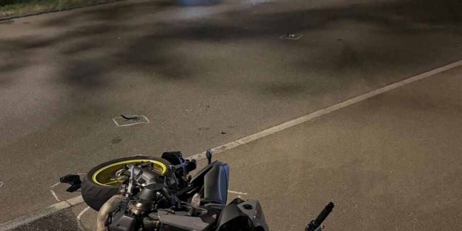 Auf diesem Motorrad verunfallten der 15- und der 16-Jährige.