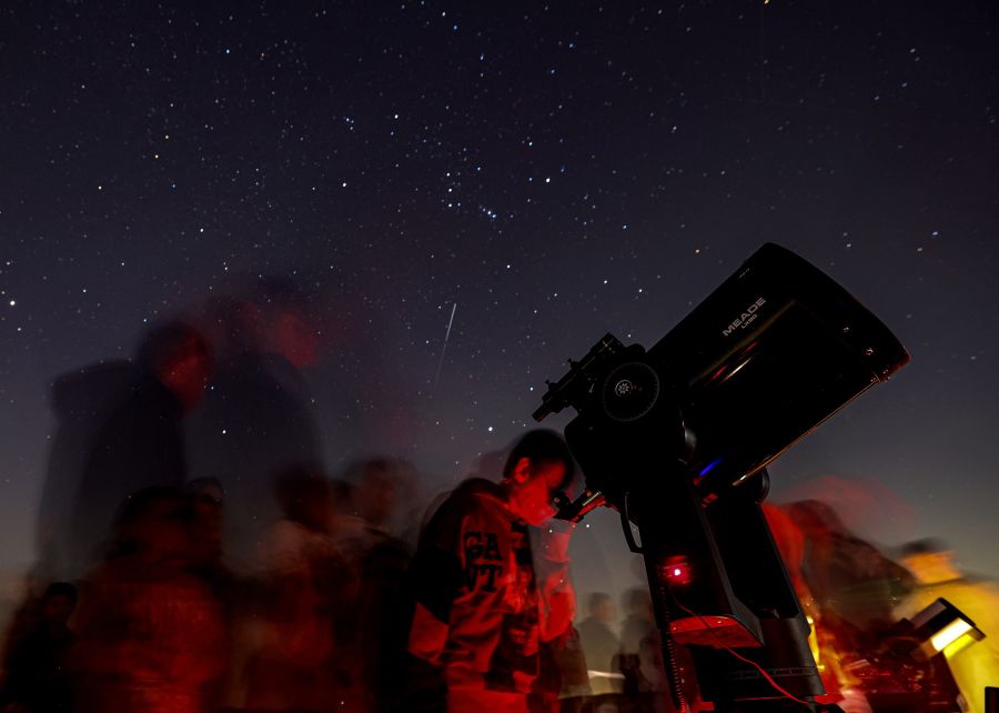 Mars und Saturn lassen sich derzeit am Morgenhimmel erkennen.