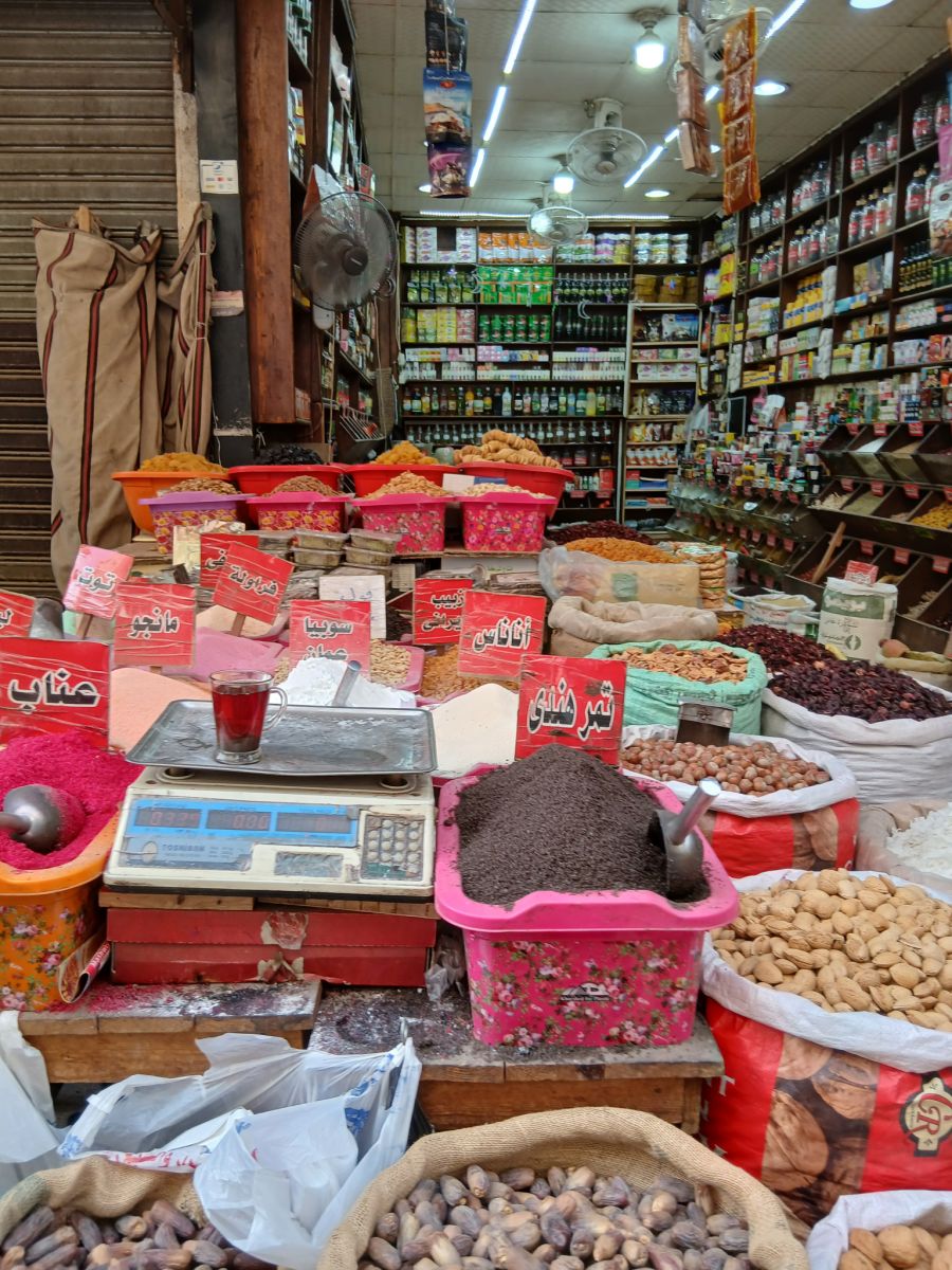 Auf dem Khan el Khalili Basar.