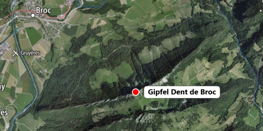 Zwei Wanderer sind am Mittwoch am Dent de Broc im Kanton Freiburg bei einem Absturz verletzt worden.