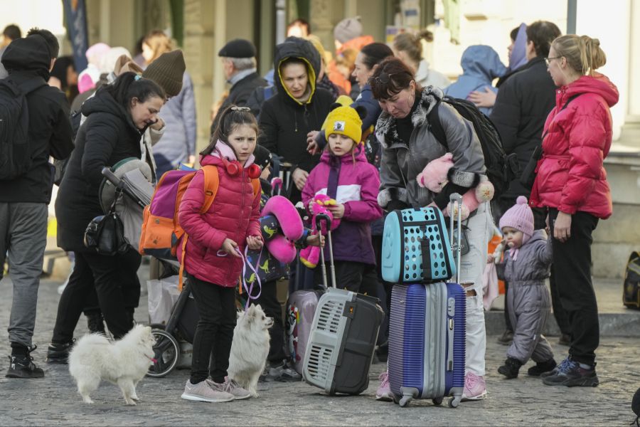Seither haben zahlreiche ukrainische Staatsangehörige in der Schweiz Schutz gesucht.