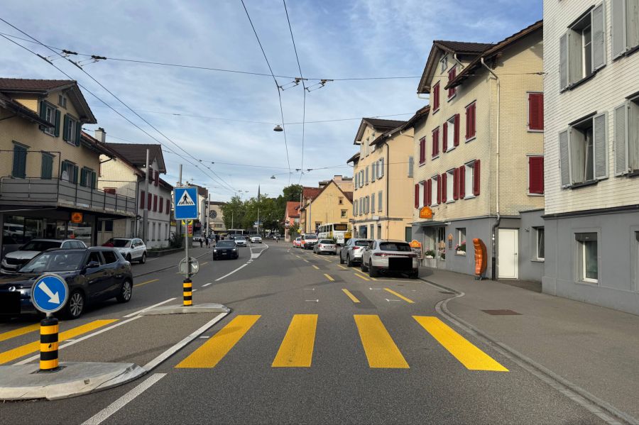 Auf der Zürcher Strasse in St. Gallen kam es zu einer Kollision.