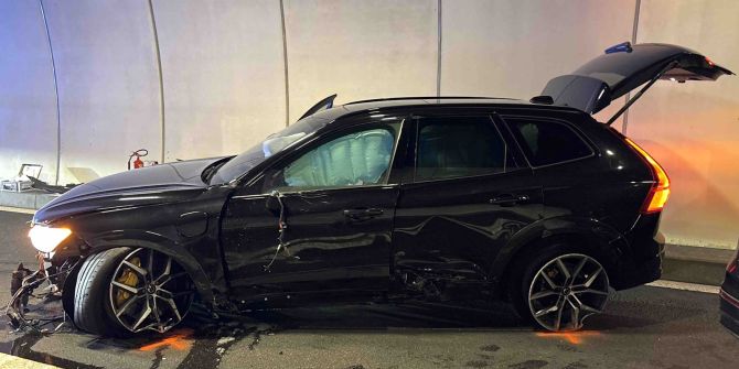 Unfall San Bernardinotunnel