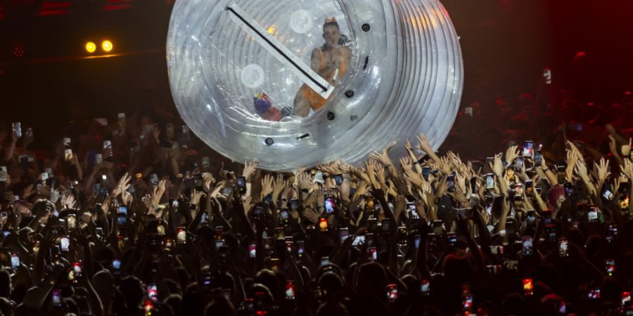 Auch die US-Sängerin Katy Perry trat am Paléo-Festival in Nyon auf.