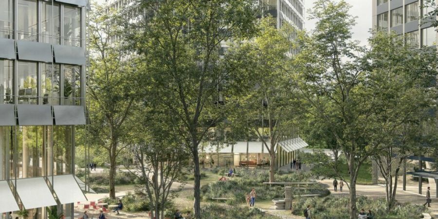 Lonza will das Lindenhofareal in Basel mit zwei neuen Hochhäusern und einer öffentlich zugänglichen Parkanlage versehen - die Baueingabe soll diese Woche stattfinden.