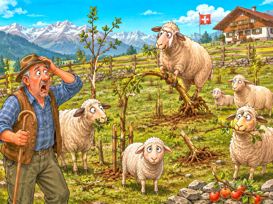 Schadenfall des Monats: Appetit einer kleinen Herde
