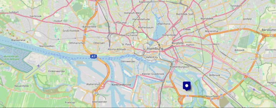 Hamburg Karte Veddel Einsatz