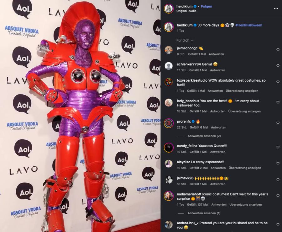 halloween heidi klum
