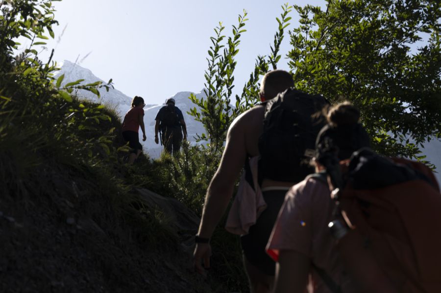 Viele Leute grüssten nicht, wenn das Wandergebiet sehr touristisch und international sei, stellt ein Wanderer fest.