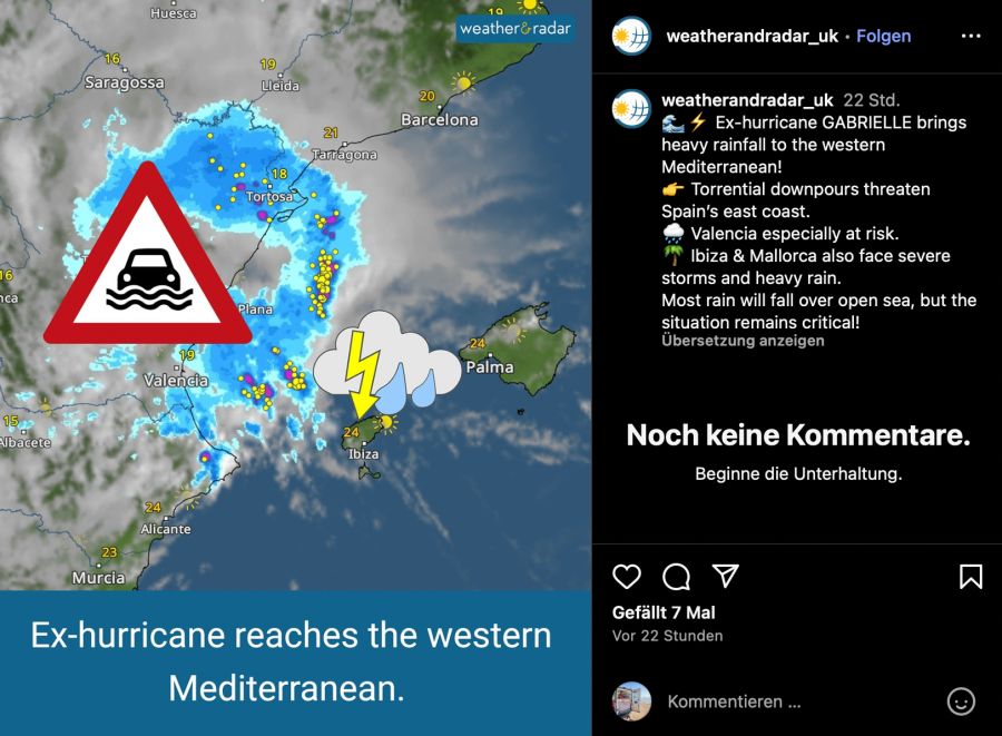 mallorca unwetter