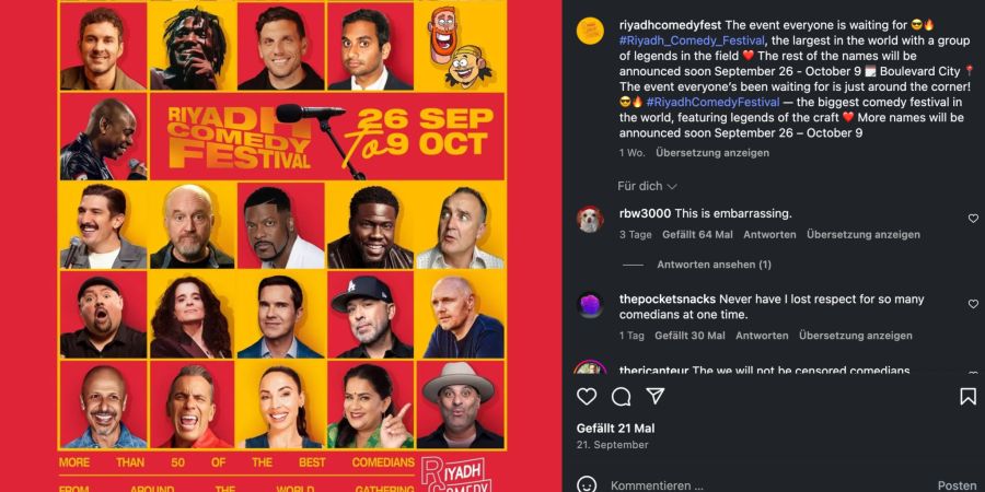 comedy festival