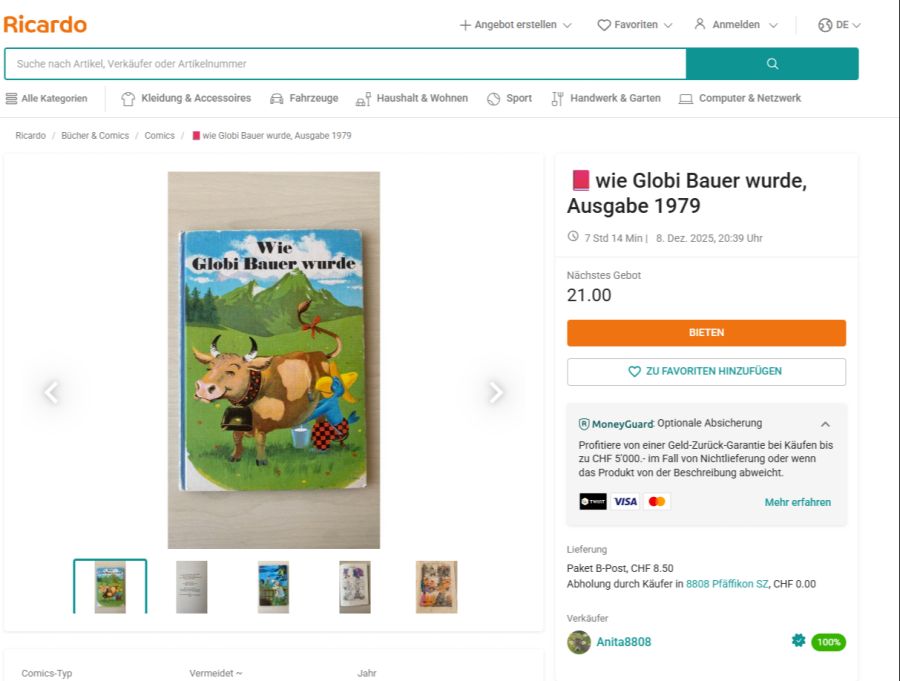 Auch den «Bauer»-Band gibt es auf Ricardo.