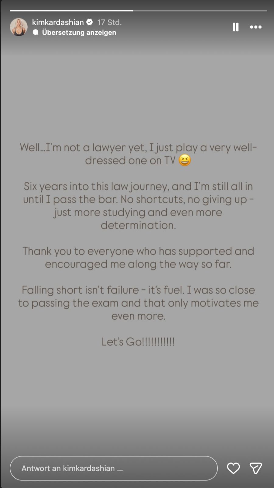 Kim Kardashian Anwaltsprüfung