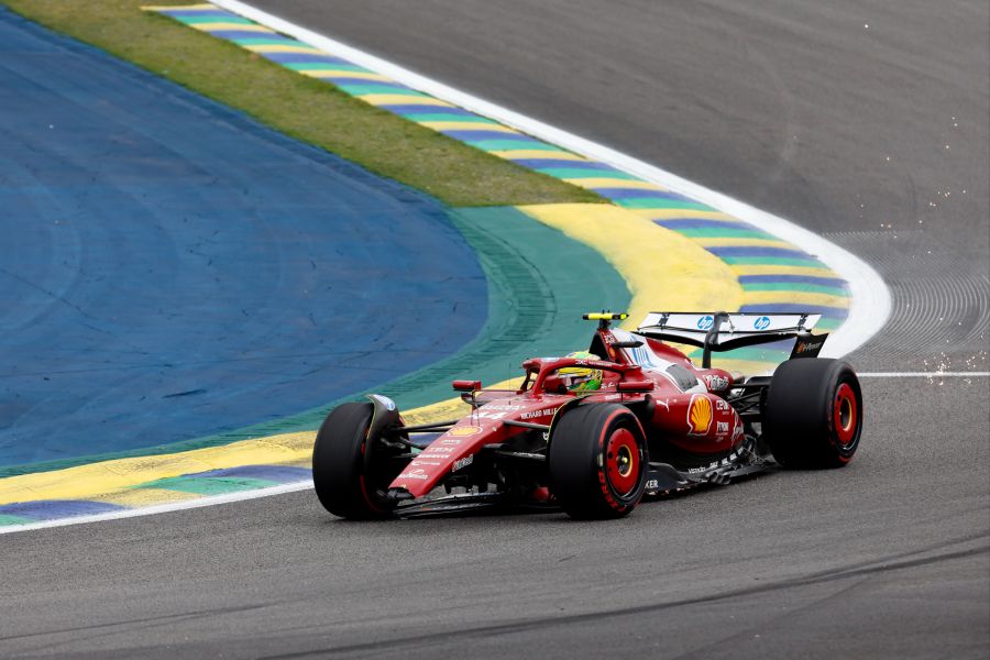 Lewis Hamilton Ferrari Brasilien