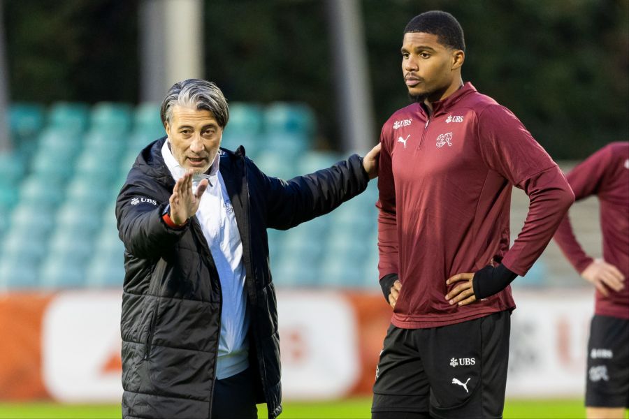 Die Schweizer Nati trainiert in Lausanne.