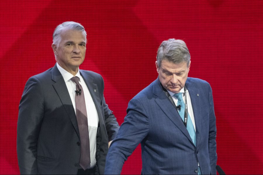 Denn sowohl UBS-Chef Sergio Ermotti (l.) als auch VR-Präsident Colm Kelleher (r.) sind in den USA gut vernetzt.