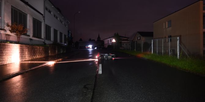 Selbstunfall Motorrad