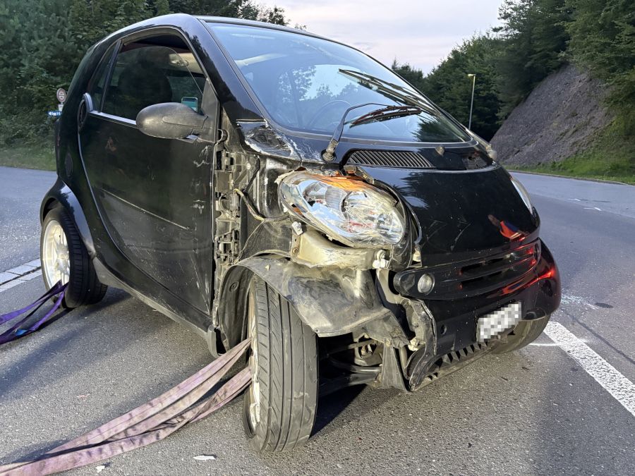 Ein Mann wurde leicht verletzt.