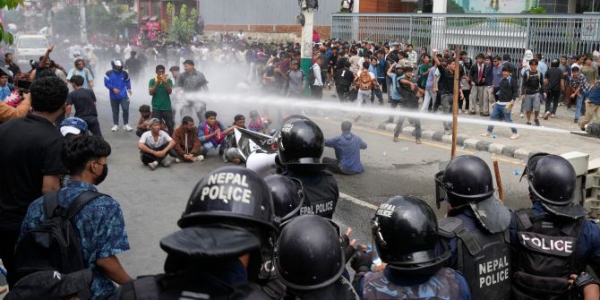 APTOPIX Nepal Protest