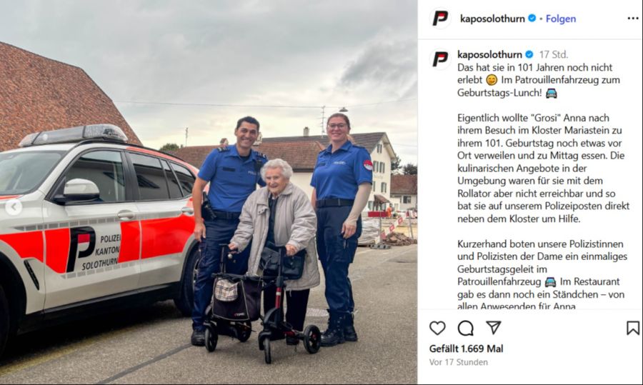 Polizei Geburtstag