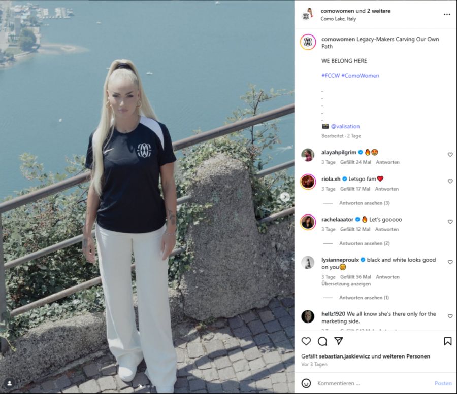 Der Verein wolle inspirieren und sie wolle Teil davon sein.