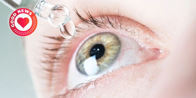 Augentropfen Lesebrille